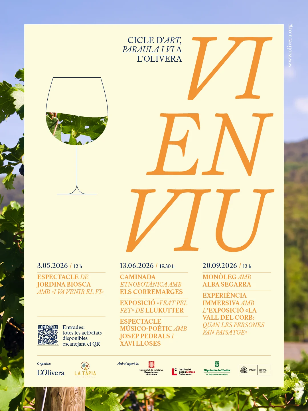 Cartell Vi en Viu 2026 - L'Olivera