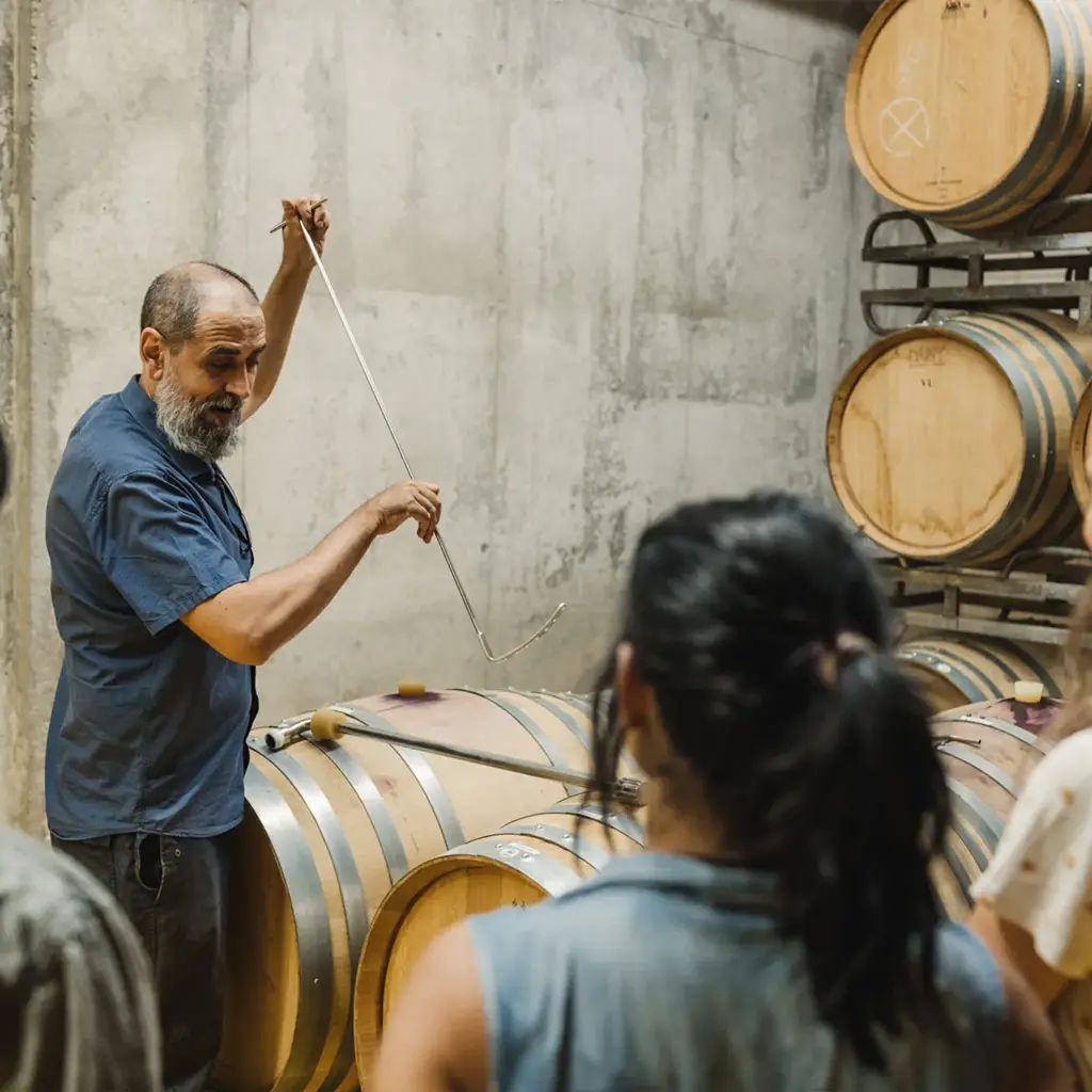 Visita al celler