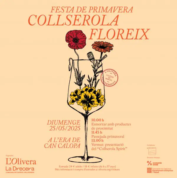 Collserola Floreix: festa de primavera Can Calopa