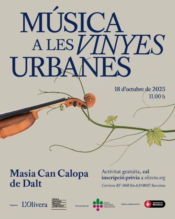 Entrada: Concert "Música entre vinyes"+ Visita "Tasta Can Calopa"