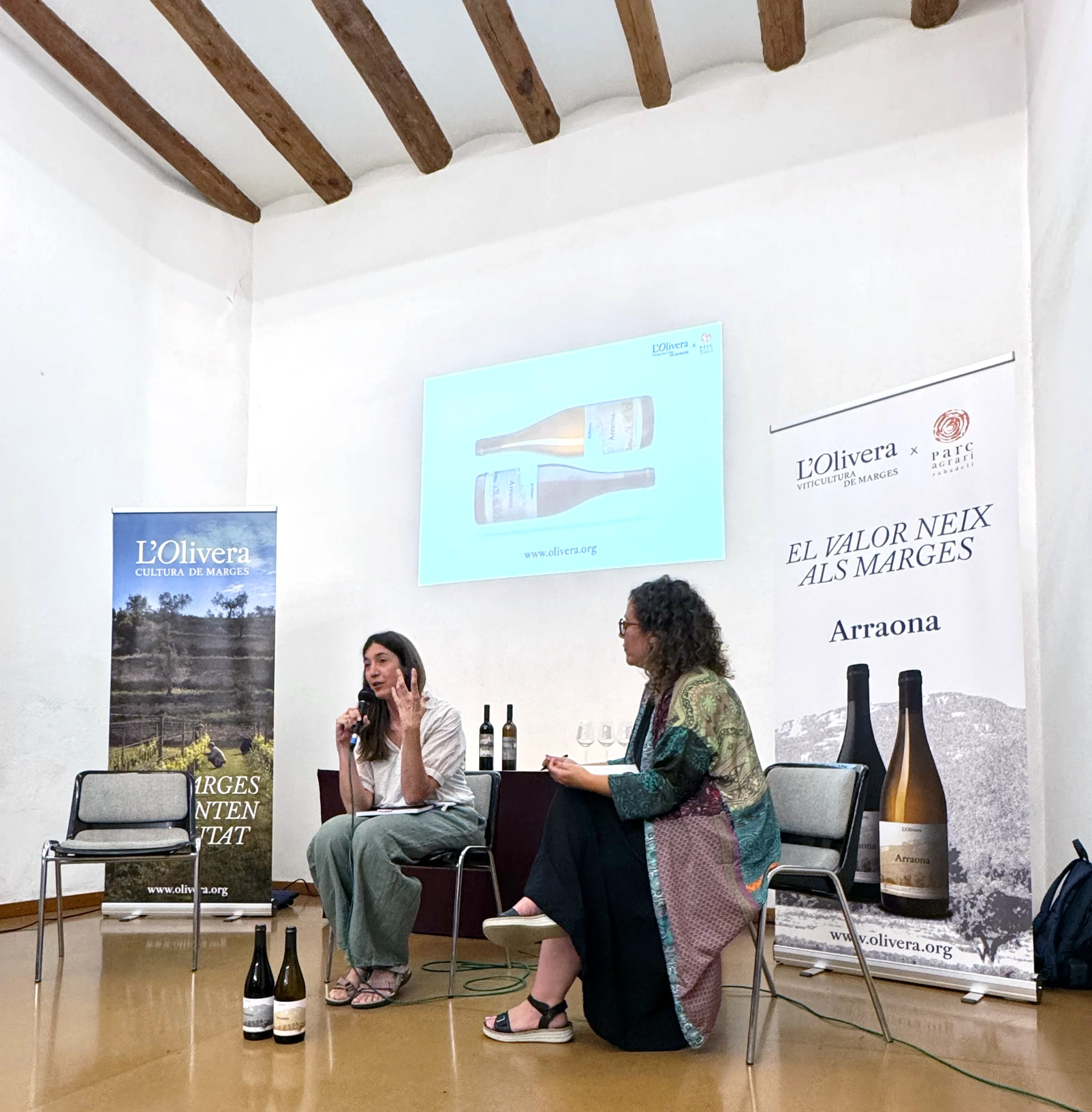Presentació Vi ARRAONA al museu d'historia de Sabadell